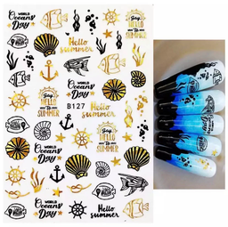 Köröm matrica 3D-s No.B127