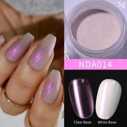 White Pearl Nail Art Powder - NDA014
