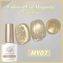 Born Pretty Cat Magnetic gél lakk 10 ml - MY007 - Light Flow