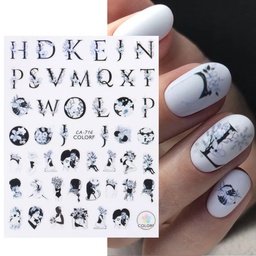 Köröm matrica 3D-s No.CA716