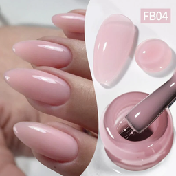 Born Pretty - Fiber Base Gel 10 ml - FB04 Light Pink