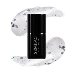SEMILAC UV/LED Gél Lakk 7ml - 924 - Silver & White Drops