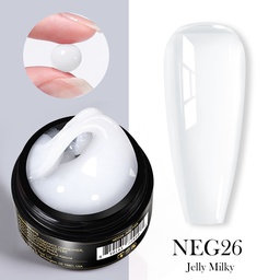 Born Pretty  Pro fixálásmentes gyurmazselé 15 ml -  NEG26 - Áttetsző