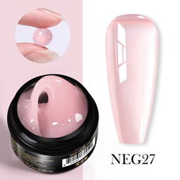Born Pretty  Pro fixálásmentes gyurmazselé 15 ml -  NEG27 - Áttetsző