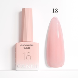 CANNI HEMA FREE Quick Builder Gel - 9 ml - X18 Natural