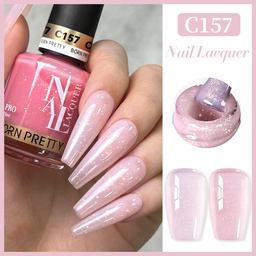 Born Pretty PRO Körömlakk 15 ml - C157 - Jelly Pink Shimmer