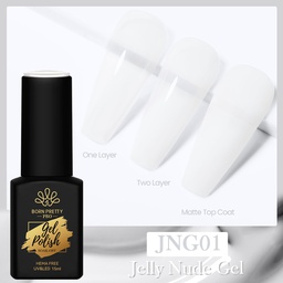 Born Pretty Trubuty Jelly Nude UV/LED HEMA FREE gél lakk 15 ml - JNG01