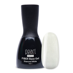 Pearl Nails Fiber Base Gel 15ml - Diamond White
