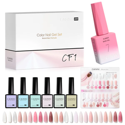 CANNI HEMA FREE UV/LED Rubber Base és BIAB szett (24db-os) - CF1