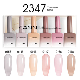 CANNI HEMA FREE UV/LED gél lakk szett 6x9ml - 2347