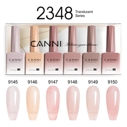 CANNI HEMA FREE UV/LED gél lakk szett 6x9ml - 2348