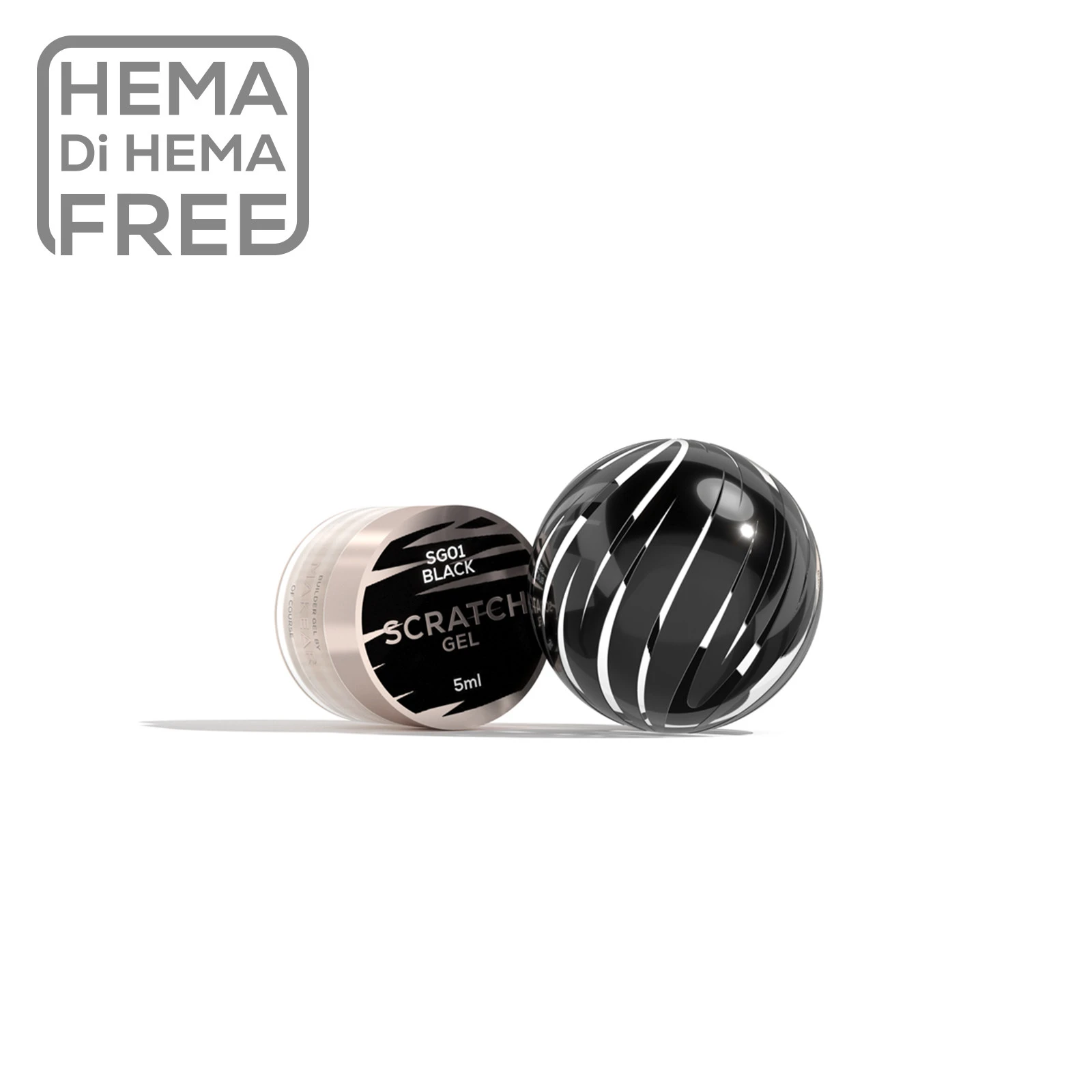 MAKEAR Scratch Gel 5ml - SG01 - Black 