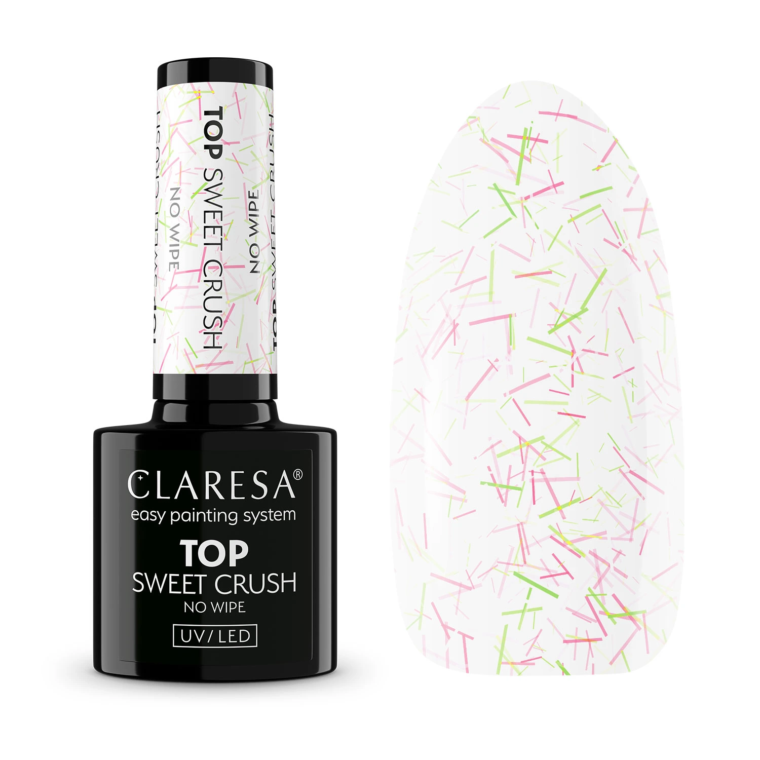 CLARESA UV/LED TOP No Wipe - Sweet Crush - 5 g