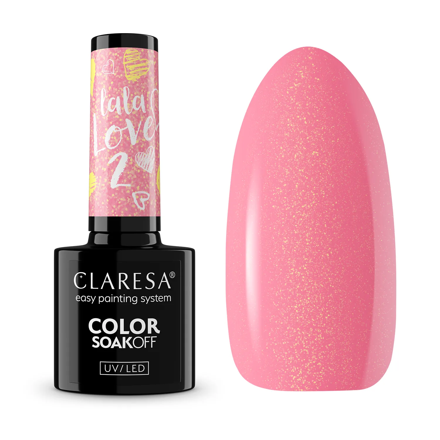 CLARESA UV/LED gél lakk 5g - La La Love 2
