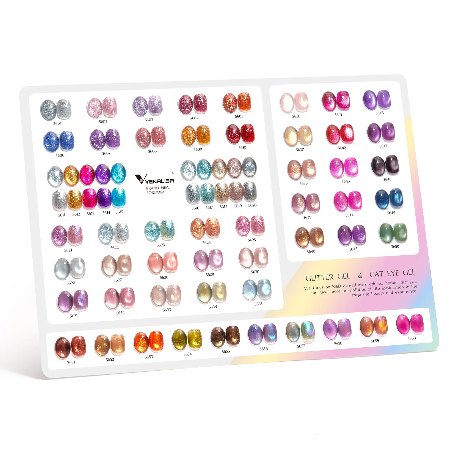 Venalisa Cat Eye és Glitter SZÍNPALETTA