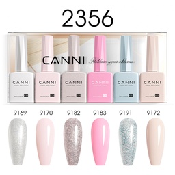 CANNI HEMA FREE UV/LED gél lakk szett 6x9ml - 2356
