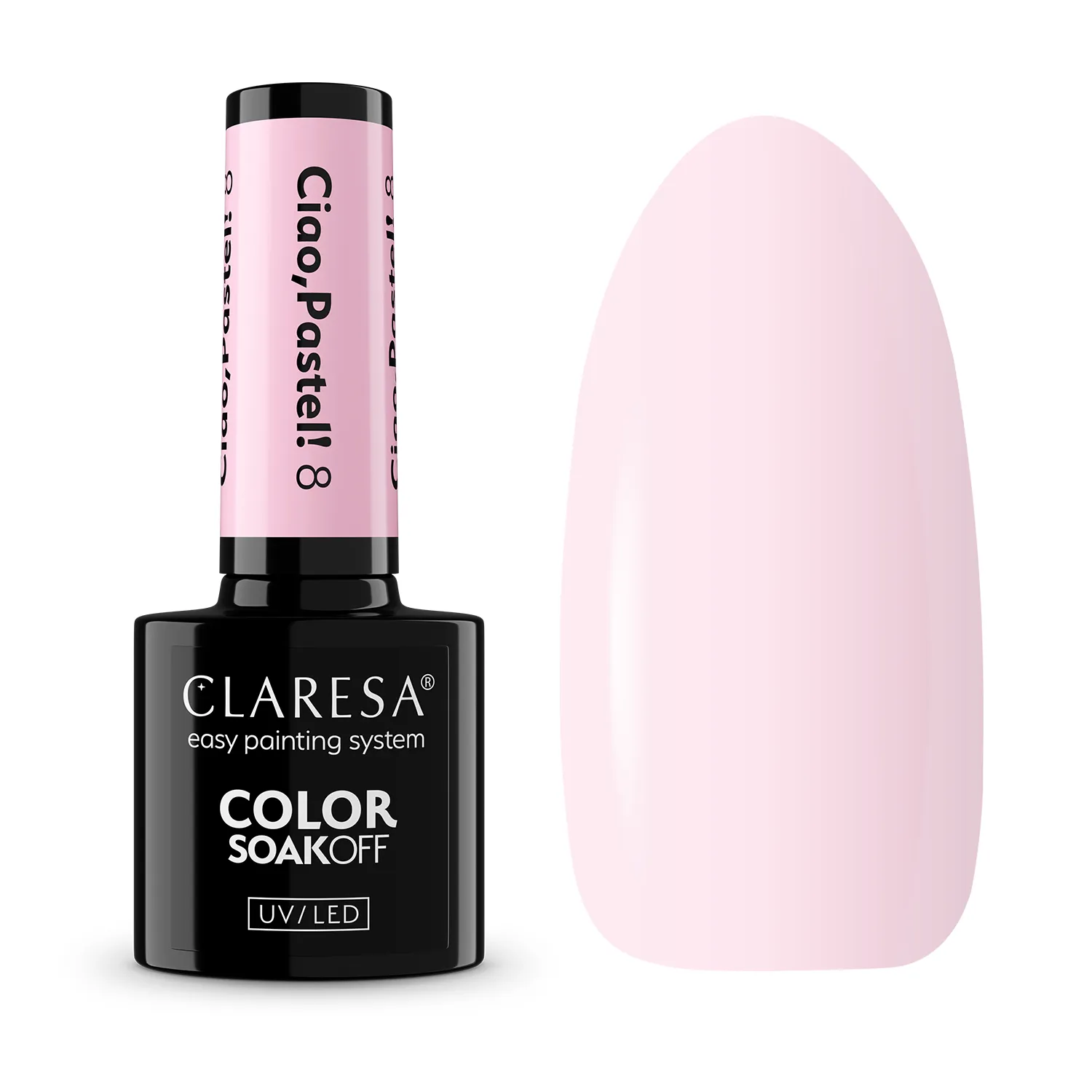 CLARESA UV/LED gél lakk 5g - Ciao, Pastel! 08