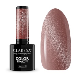 CLARESA UV/LED gél lakk 5g - CAT EYE Light Peach