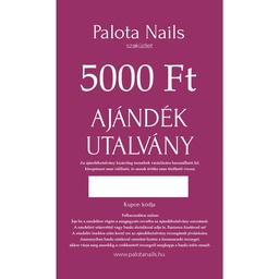 Ajándékutalvány 5000 Ft