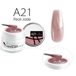Venalisa Jelly Gel - új formula - 15 ml építőzselé - A21S Pearl Jade