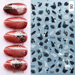 Köröm matrica 3D-s No.F655 Tropical Summer-113