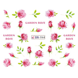 Köröm matrica No.944 rózsák -57
