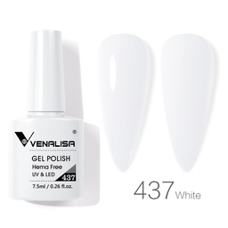 Venalisa UV/LED Gél Lakk 7.5 ml No.437 White