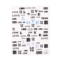 Köröm matrica 3D-s - Love - No.CA104- 71