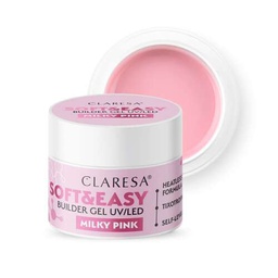 CLARESA Soft&Easy Builder Gél 90g - Milky Pink