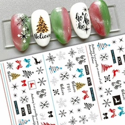 Köröm matrica 3D-s No.F801- 33