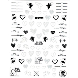 Köröm matrica 3D-s No.CJ134 -76